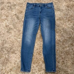 American Eagle Outfitters Dark Blue Skinny Jeans